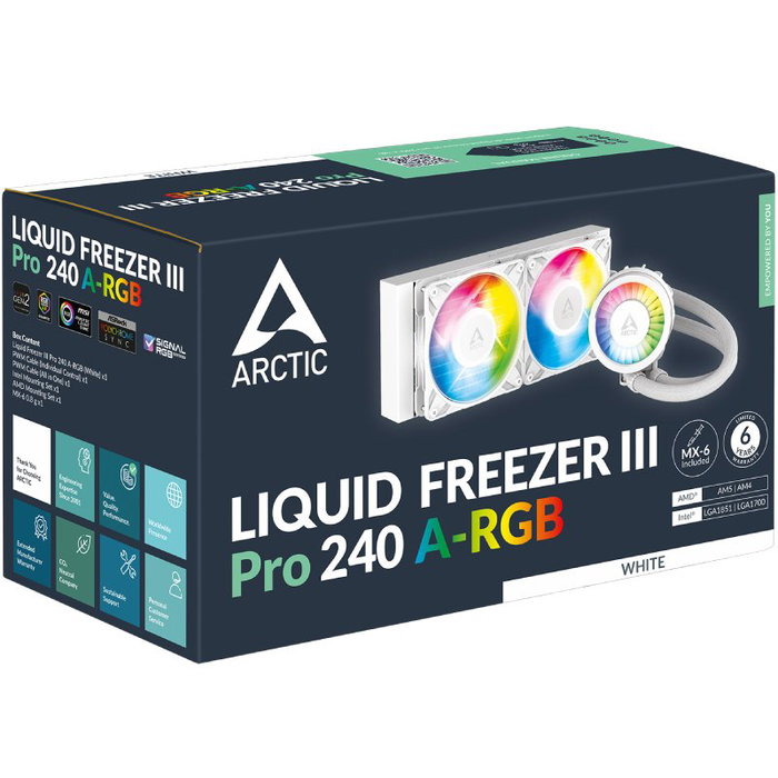Arctic Liquid Freezer III Pro 240 A-RGB Blanco